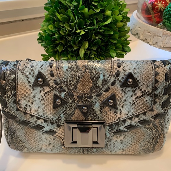 Aimee Kestenberg Handbags - AIMEE KESTENBERG SNAKESKIN  CROSSBODY BAG